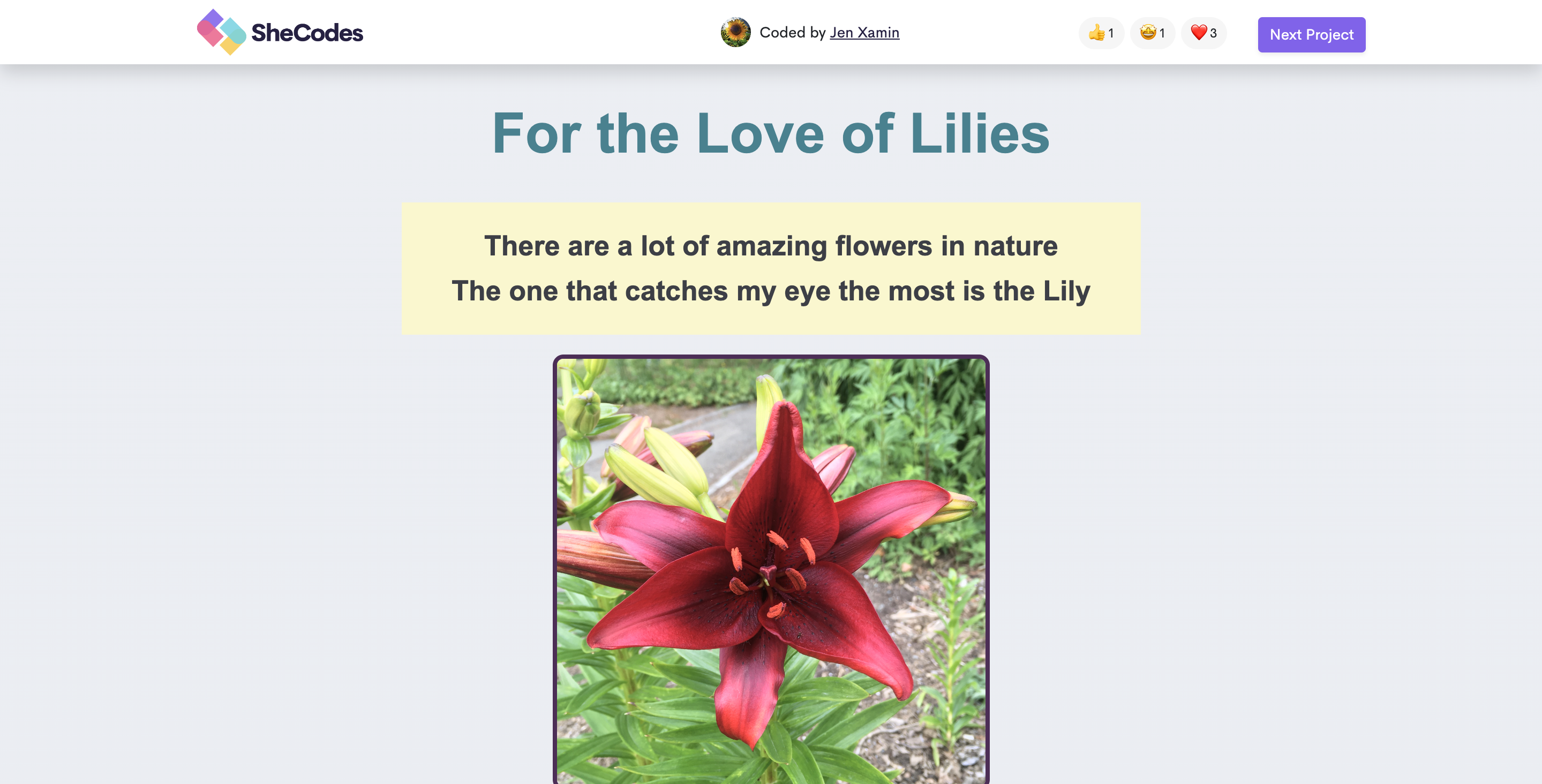 lily website